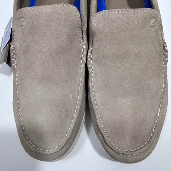 Clarks Flexway Daim‎ Sable Men's Loafers Shoes San Suede US 12W - No Box - Picture 6 of 12